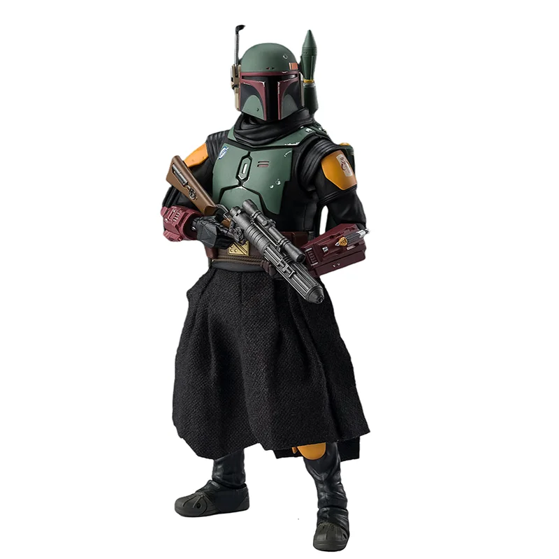 Bandai Original S.H.Figuarts Star Wars Mandalorian The Bounty Hunter Boba Fett Collection Model Anime Figure Action Figure Toys