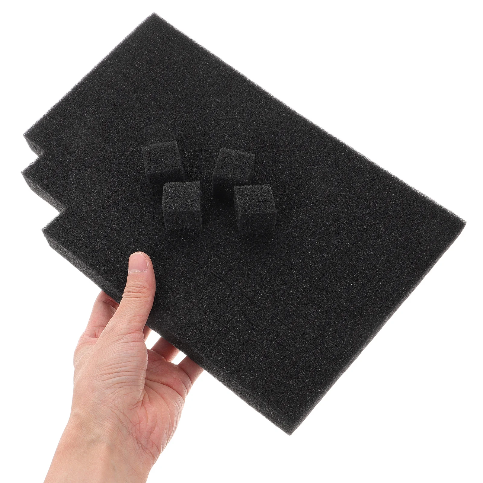 4 시트 수경 재배 스폰지 묘목 재배 도구 사각형 심기 원예 스폰지 온실 무토양 성장 용품