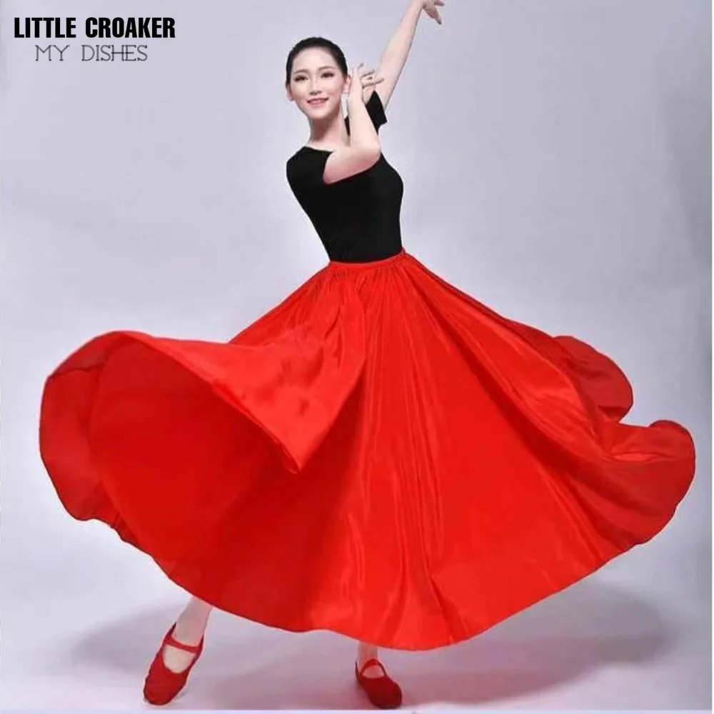 Spain Flamenco Dance Performer Dresses for Women Stage Performance Dancing Skirts 360/540/720 Degree Costumes Female Vestido