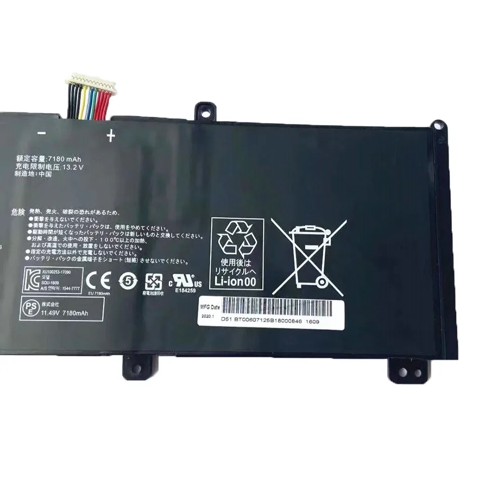 Imagem -03 - Bateria do Portátil Thunderobot Squ1609 Squ-1611 Squ-1710 Squ-1713 Hasee 15g870-xa70k 11.49v 11.49 wh Novo