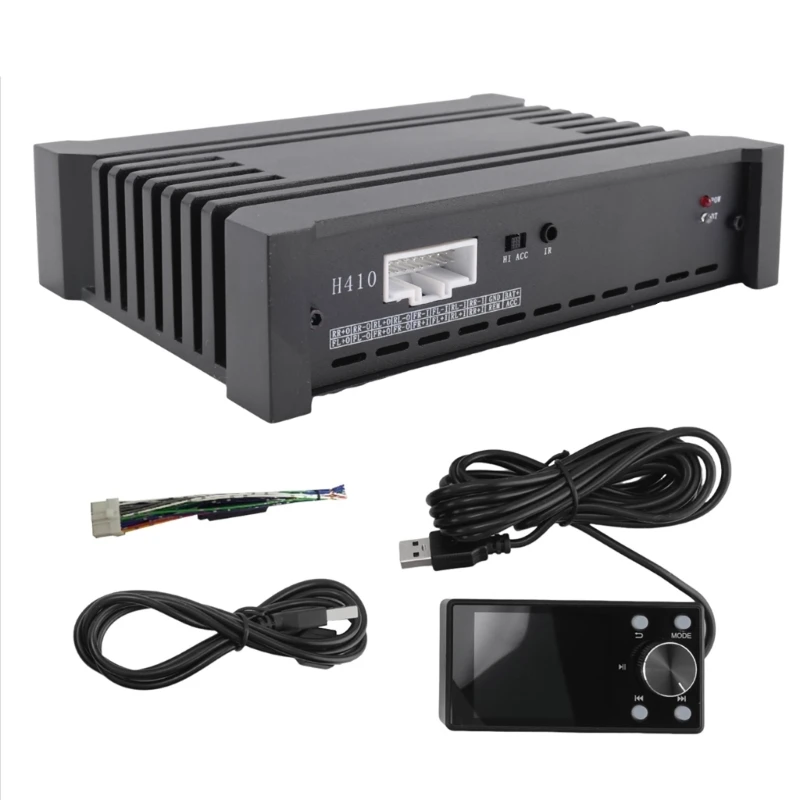 Multifunction Car Amplifier With 31 Band Equalizers Low Distortion Suitable For Immersive Sound Performances In Vehicles