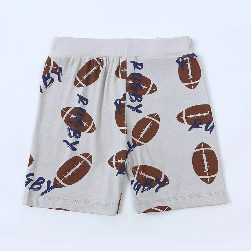 Kinder Kurzarm Anzug Baby Jungen Mädchen Kleidung Bambus Faser Kleidung Sets Voller Druck Nachtwäsche Kostüm Für Kinder – Detail 3