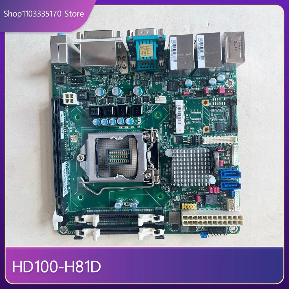 For DFI HD100-H81D Motherboard Minitx