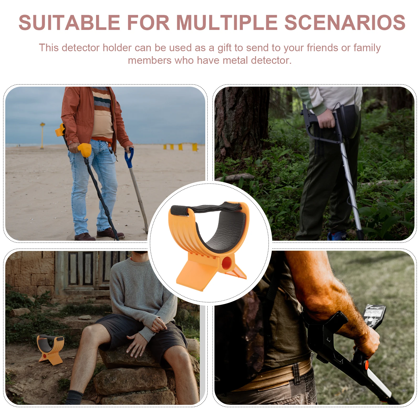 

Metal Hand Holder Durable Lightweight Plastic Practical Outdoor Camping Holder Accessory Hand Storage Rack