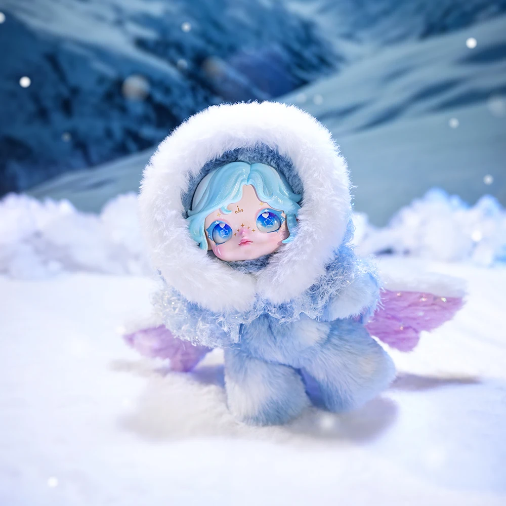 Dumia スノートレース秘密言語ビニールブラインドボックス人形モバイル骨関節かわいい女の子の誕生日プレゼントのおもちゃ