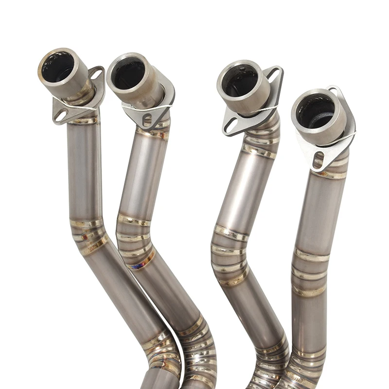 Slip On For SUZUKI GSX-S1000 GSX-S1000F 2015 - 2020 Motorcycle Exhaust Titanium Alloy Front Link Pipe Connect Original Muffler