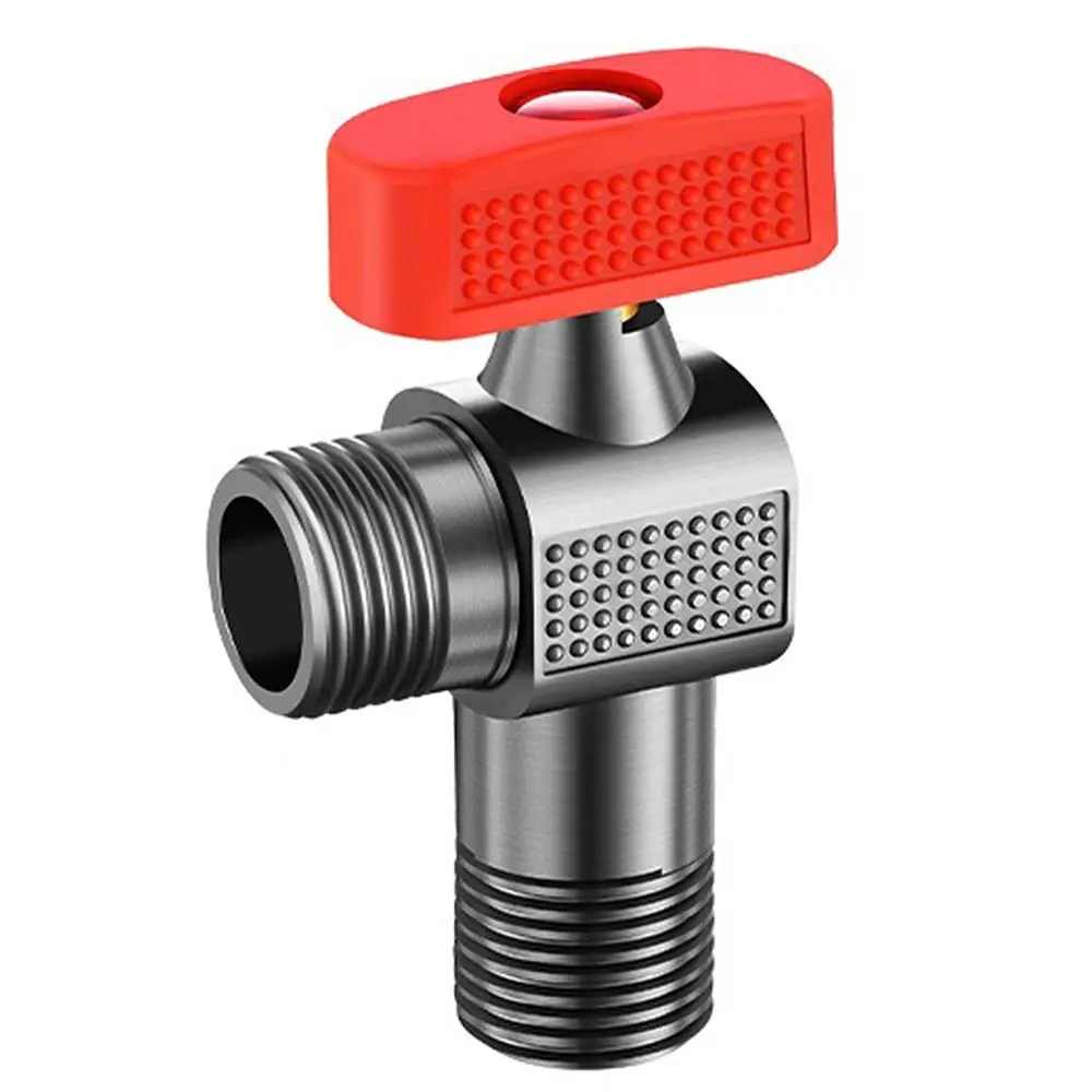 

Metal Angle Valve Thickened G1/2 Ball Core Valve Hot and Cold Brass Core Shut Off Valve Toilet Washing Machine Accessories
