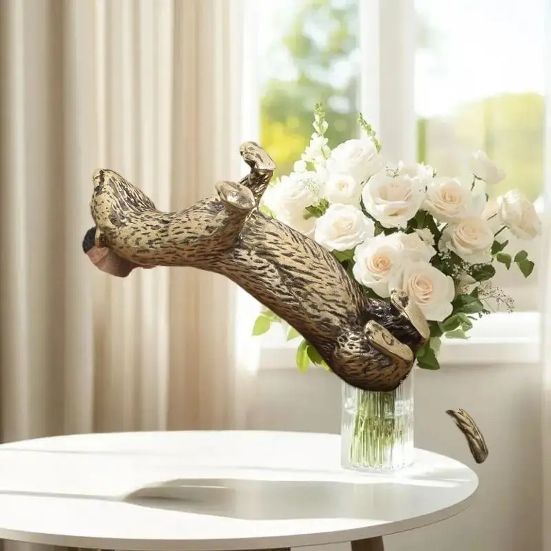 2025 المعادن قضاعة العتيقة البرونزية تمثال مكتب الزينة الصلبة النحاس التماثيل الحلي ديكور المنزل