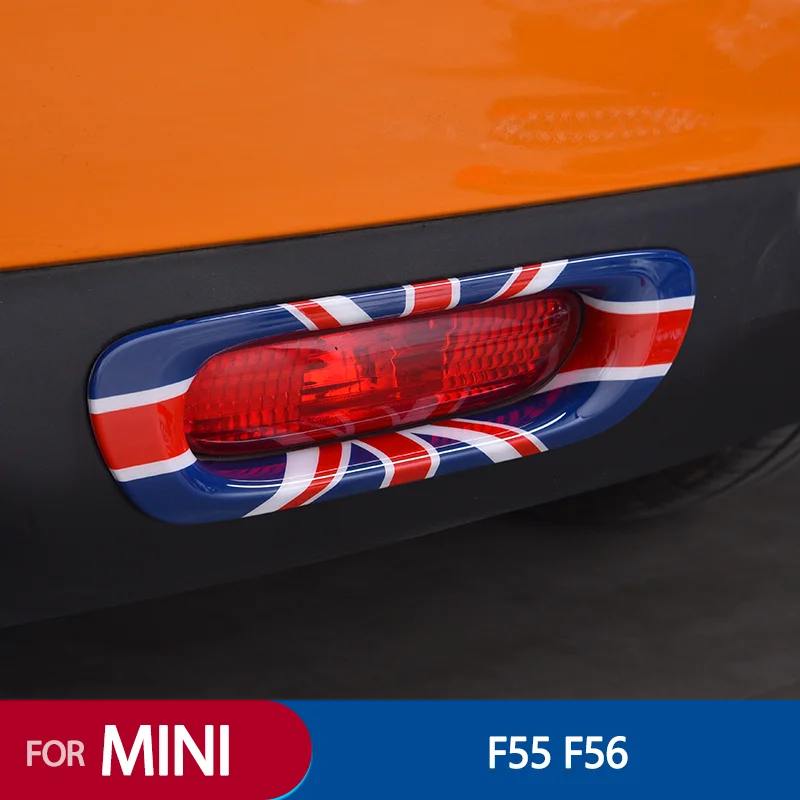 Union Jack Car Rear Fog Lamp Decorative Sticker For MINI Cooper F55 F56 Exterior Body Cover Modified Accessories