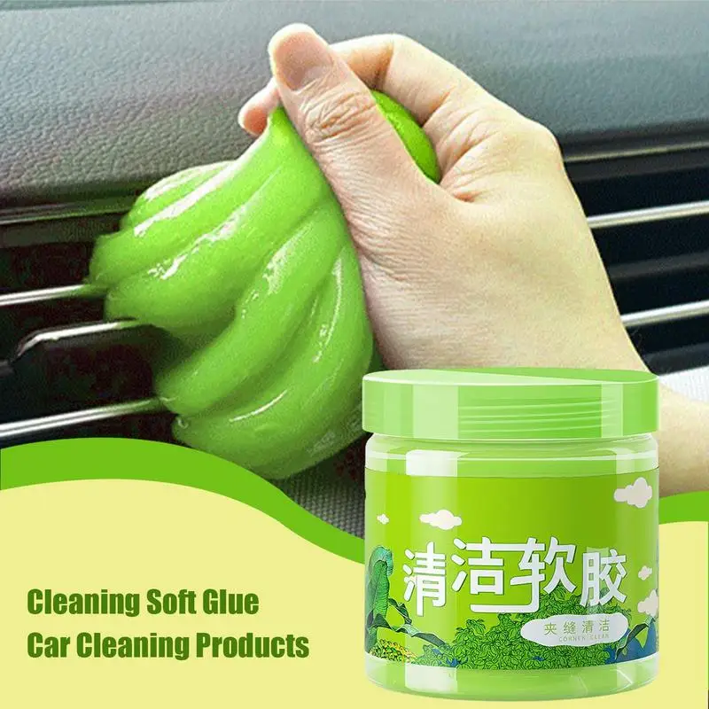 Car Cleaning Gel Strong Viscosity Car Cleaning Gel Putty Reusable Car Vent Cleaner Portable Auto Detailing Remover Gel For Car