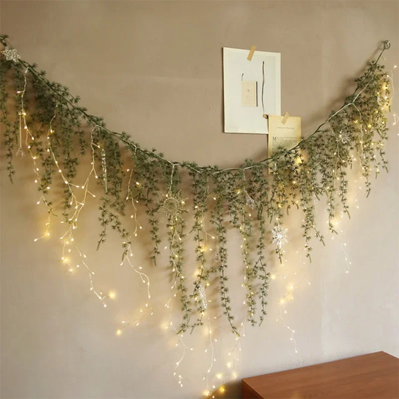 

Christmas Decoration Atmosphere Layout Rattan Door Hanging Simulation Window Small Pendant Ornaments