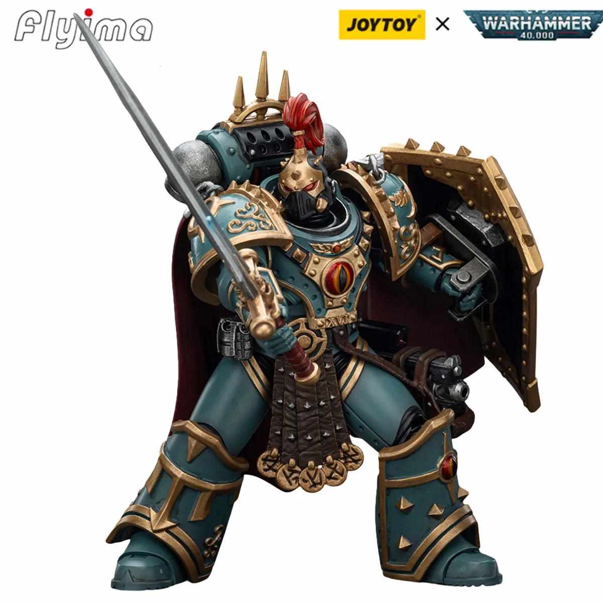 

[Предзаказ] Фигурки JOYTOY Warhammer 40K 1/18 Sons of Horus «Маленький» Horus Aximand, модель «Капитан 5-й компании»