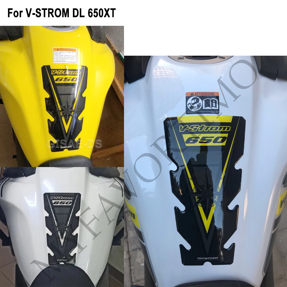 Motorcycle For Suzuki V STROM DL650XT Tank Pad Protection Stickers Fuel Oil Kit Adventure 2018 2019 2020 2021 2022  ﻿ - view 3