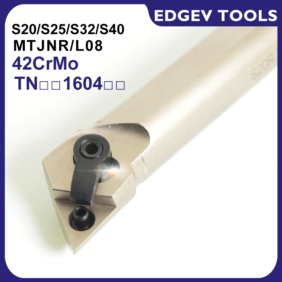 

CNC Internal Turning Tool Holder S20R S25R S25S S32S S32T - MTJNR16 MTJNL16 For TNMG160404 TNMG160408 Carbide Inserts