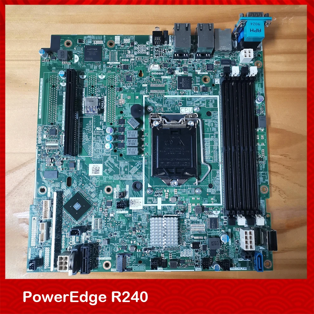 Original Server Motherboard For Dell For PowerEdge R240 PJPW3 0PJPW3 DRR0P 0DRR0P DDR4 Perfect Test Good Quality