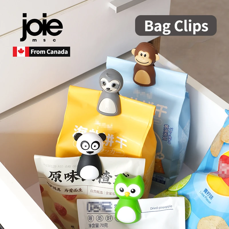 joie Bag Clips Creative Snack Clip Food Seasoning Bag Fresh-keeping Moisture-proof Cute Seal Clip Kitchen Items For Home