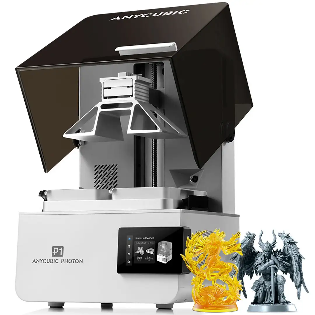 Anycubic for Photon P1 Resin 3D Printer 223x126x230mm Build Volume 25-35mm/h Print Speed 14K High Resolution Fully Automatic