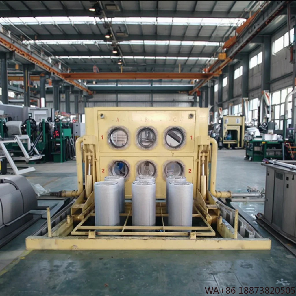 طاولة ذوبان Yuelead معدات ذكية معدات صب سبائك الألومنيوم لقضبان الألومنيوم الدقيقة الجزء العلوي الساخن