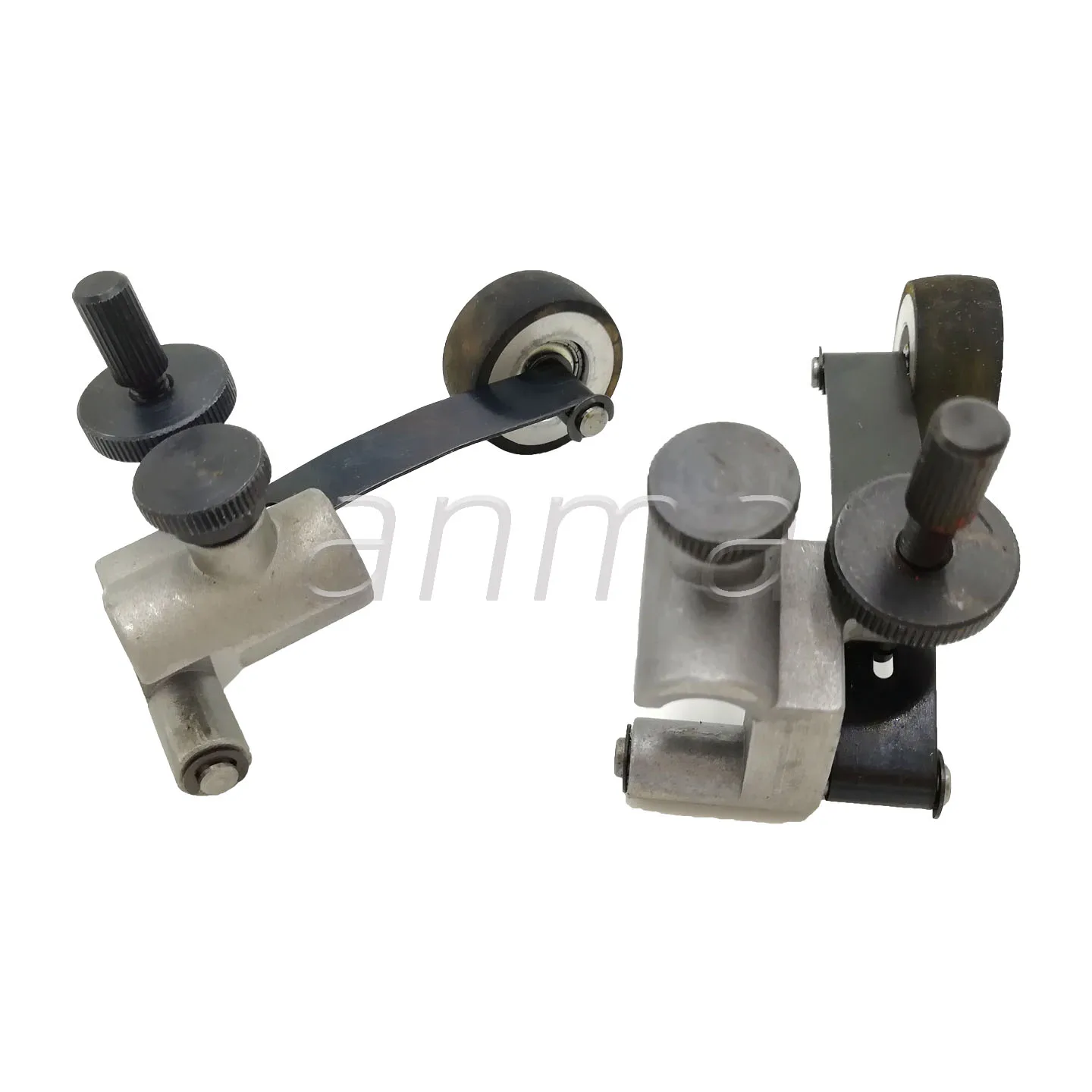 1 Pair Paper Press Wheel Rubber Wheel Hole 12mm For Komori Printing Machine Parts  ﻿