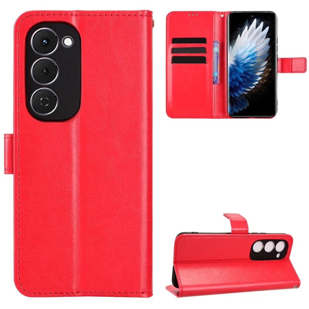 

Wallet Case For Tecno Spark 40 Pro Plus Card Bag Leather Holder Magnetic Cover For Tecno Spark 40 Pro Plus Shockproof Shell