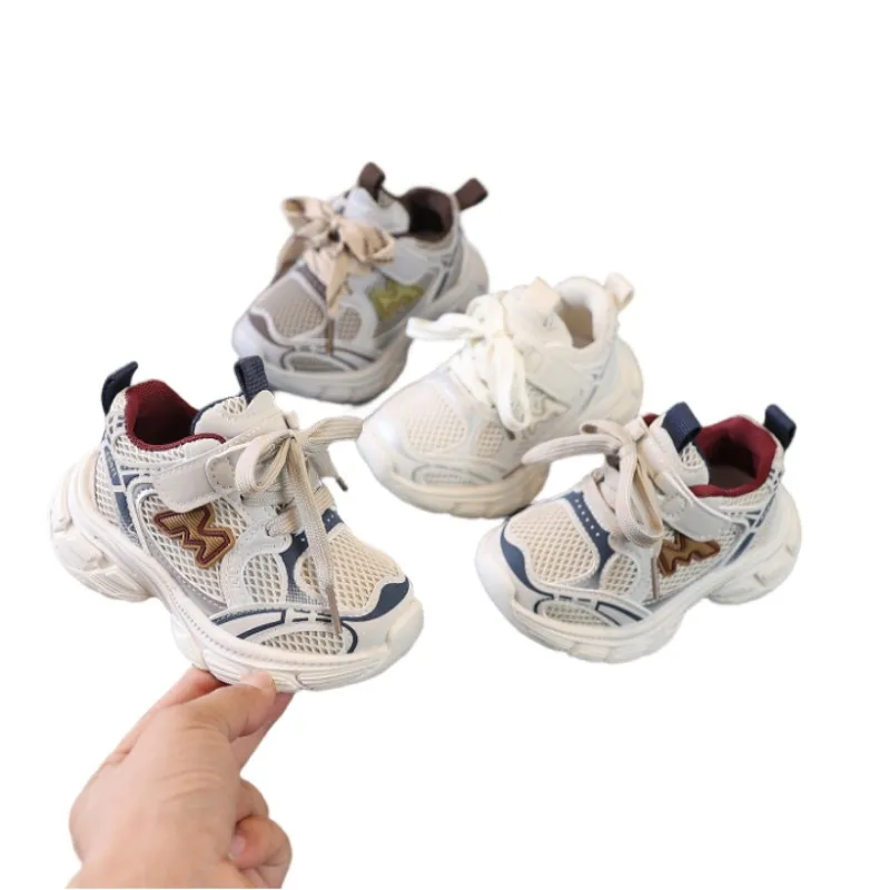 

Kids Sneakers Lightweight Children's Shoes Spring Autumn Non-slip Sole Casual Shoes PU Leather Upper Boys Girl Sneakers 3 Color