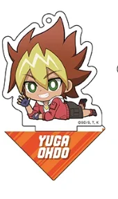 Gioco Yu-Gi-Oh! Mini Figura Bambola Anime YuGiOh Luke Yuga Ohdo Seto Kaiba Yami Yugi Acrilico Portachiavi Cosplay per Regalo
