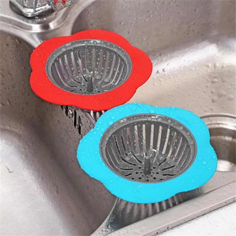 2/5PCS Sewer Hair Filter Easy To Clean High Quality Material Multifunction Durable Sink Colander With Strainer