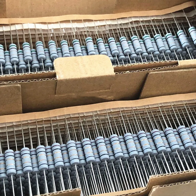 10 peças 3w resistor de fusível enrolado 5% tolerância 0.1r/0.5/1r2r/3.3r/4.7r/5.1/6.8r/12/10r/47r/100r/51r/200/220/330/470r/510r/680r