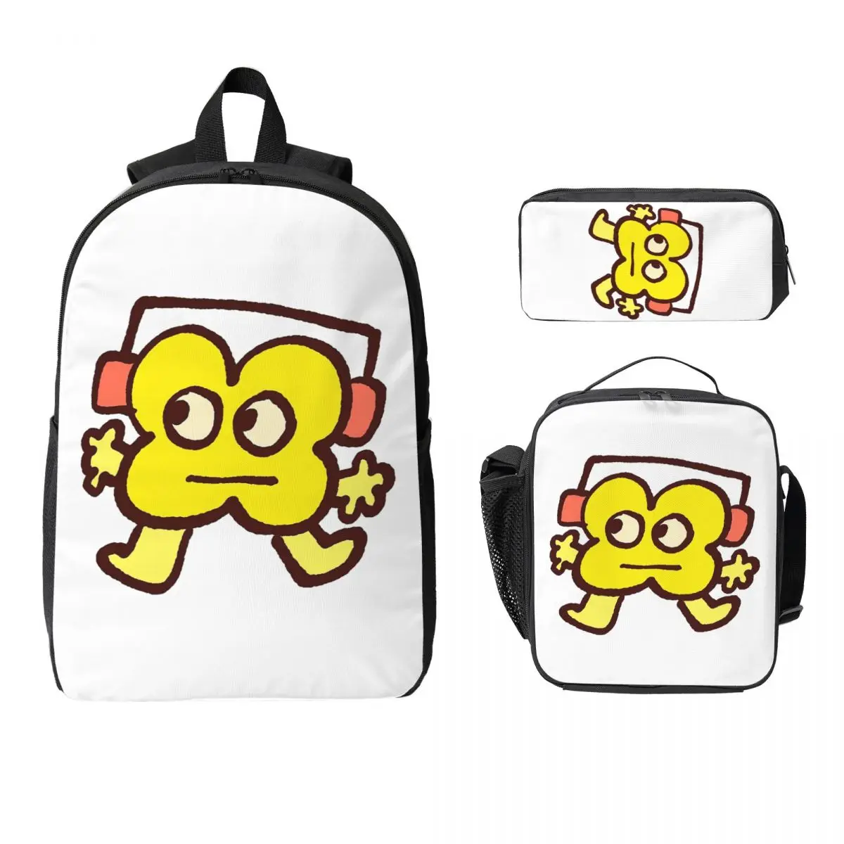

BFB X Bfdi Backpack Student Boys Girls BookBag School Bag Computer Shoulder Bags 3ps Insulated Lunch Bag Pencil Case