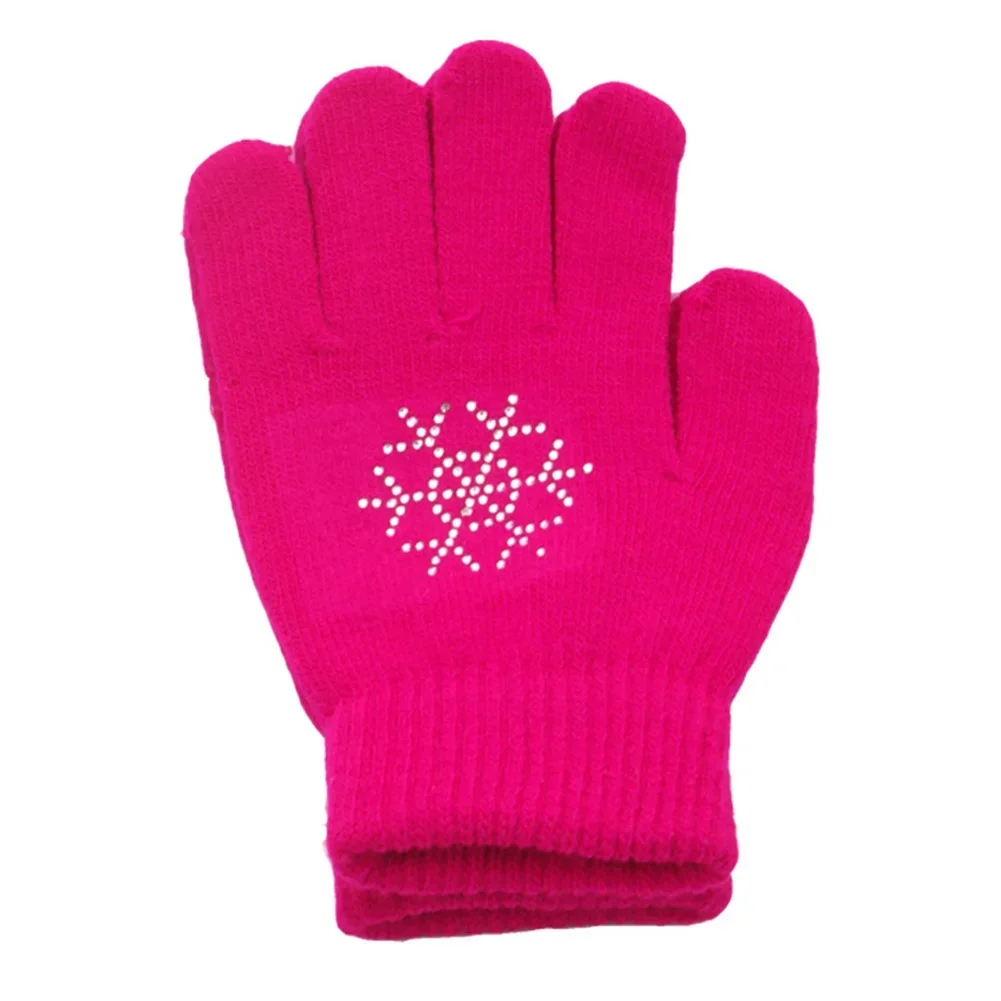 Figure Skating Gloves Skating Gloves Non-slip Winter Warm Stretch Glove Children Figure Skating Gloves Winter Sports Equipment