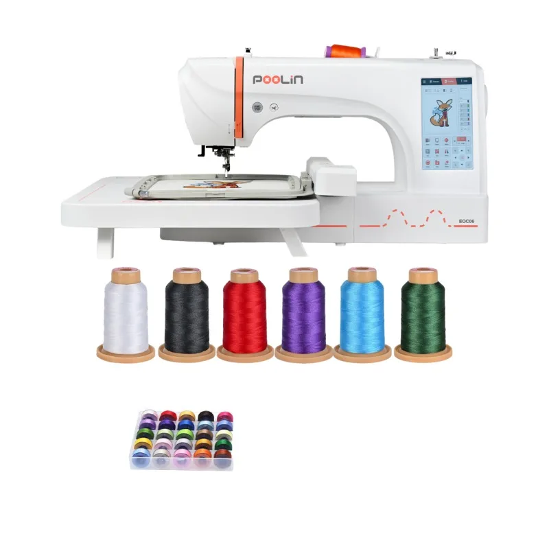 

[Best-selling] For POOLIN EOC06 Single Single Head Computerized Embroidery Sewing Machine With Sew Smart LCD Recertified And Ho
