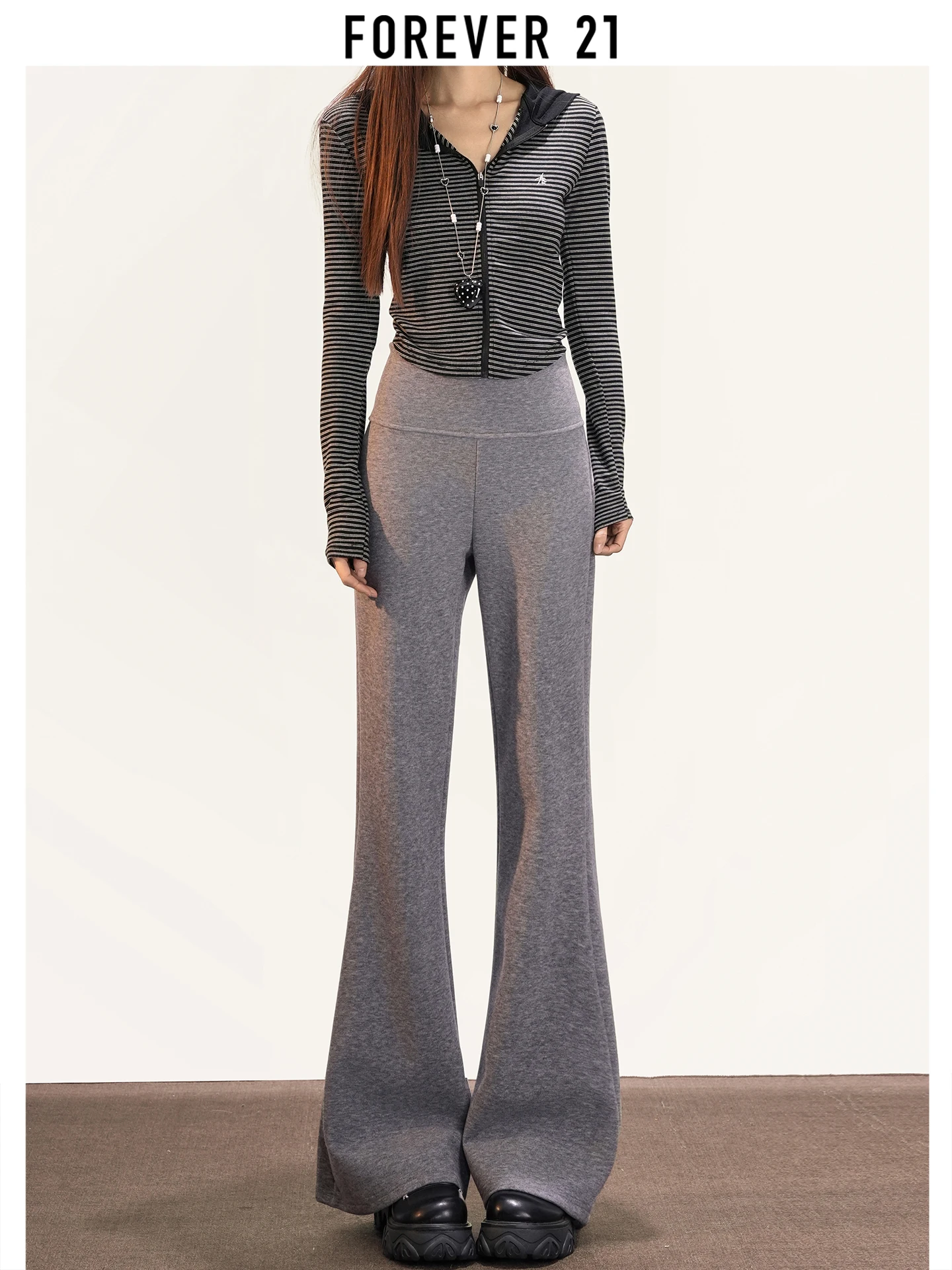 High Waist ey Bell Bot Yoga Pants Women's Autumn Winter Fce Slimming Sports Trousers Forever 2 Casual High Waist Bel...