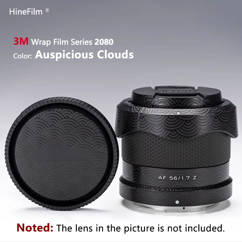 Hinefilm piel para Viltrox AF40 F2.5, calcomanía de lente, Skins 56mm f1.7 Z, cubierta de envoltura de lente af56 f1.7, pegatina de lente 56f1.7, Protector 40f2.5