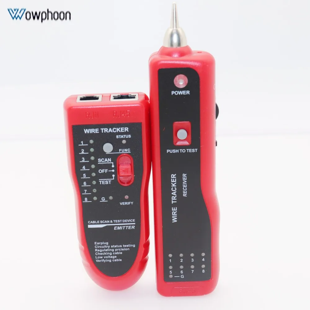 Cable Finder and Tester for Telephone and Phone, Wire Tracker, Diagnose Tone Networking Tools, Cat5, Cat6, UTP, STP, RJ45 DIY