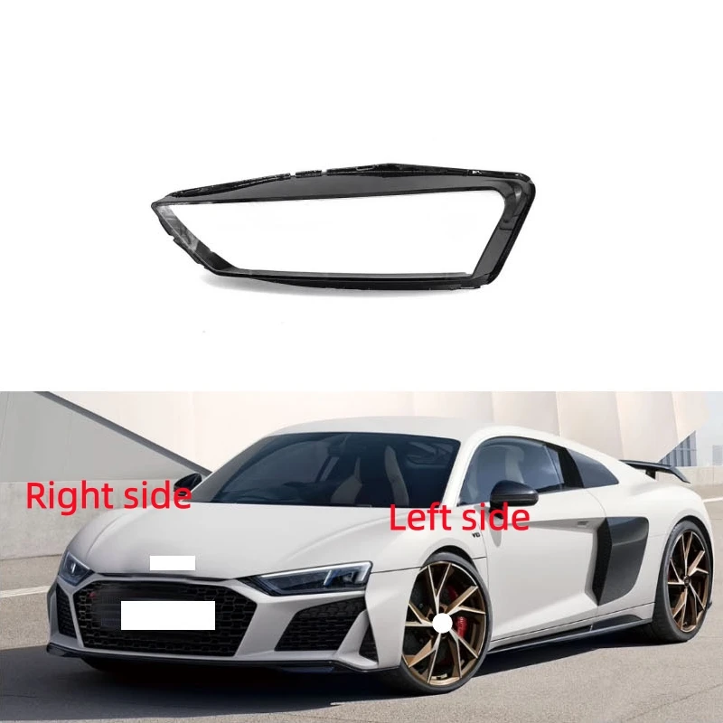 

For AUDI R8 2016 2017 2018 2019 2020 2021 2022 Car Headlight Shell Headlamp Cover Replace Lamp Shade Headlamp Lens Glass