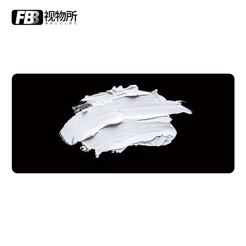 

FBB Mouse Pads Non-Slip Laptop Pad Desk Computer Game Mouse Pads PC Accessories Keyboard XXL Desk Mat Gray and Black