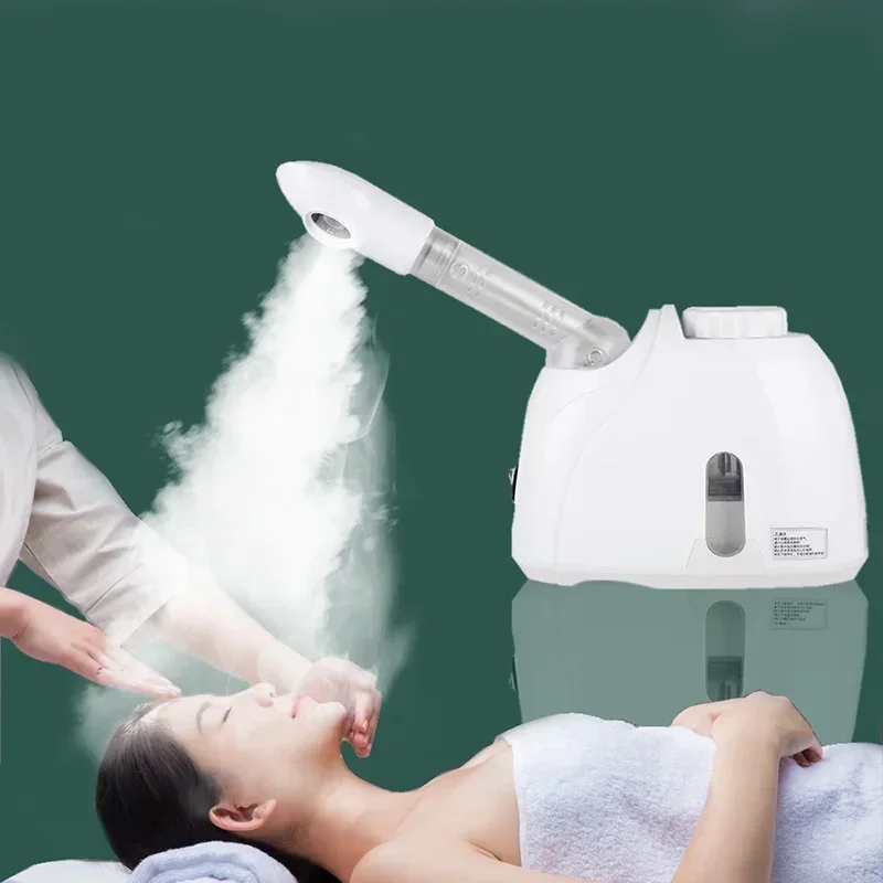 Ozon gezichtsstomer Warme mistluchtbevochtiger voor gezicht Diepe reiniging Vaporizer Sproeier Salon Home Spa Huidverzorging Whitening