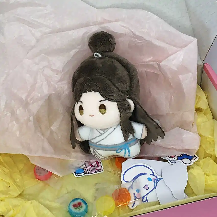 10 سنتيمتر أنيمي تيان غوان Ci فو Kawaii تأثيري القطن دمية نجم البحر الجسم هوا تشنغ شيه ليان الكرتون لينة بلوشي أرقام الهدايا