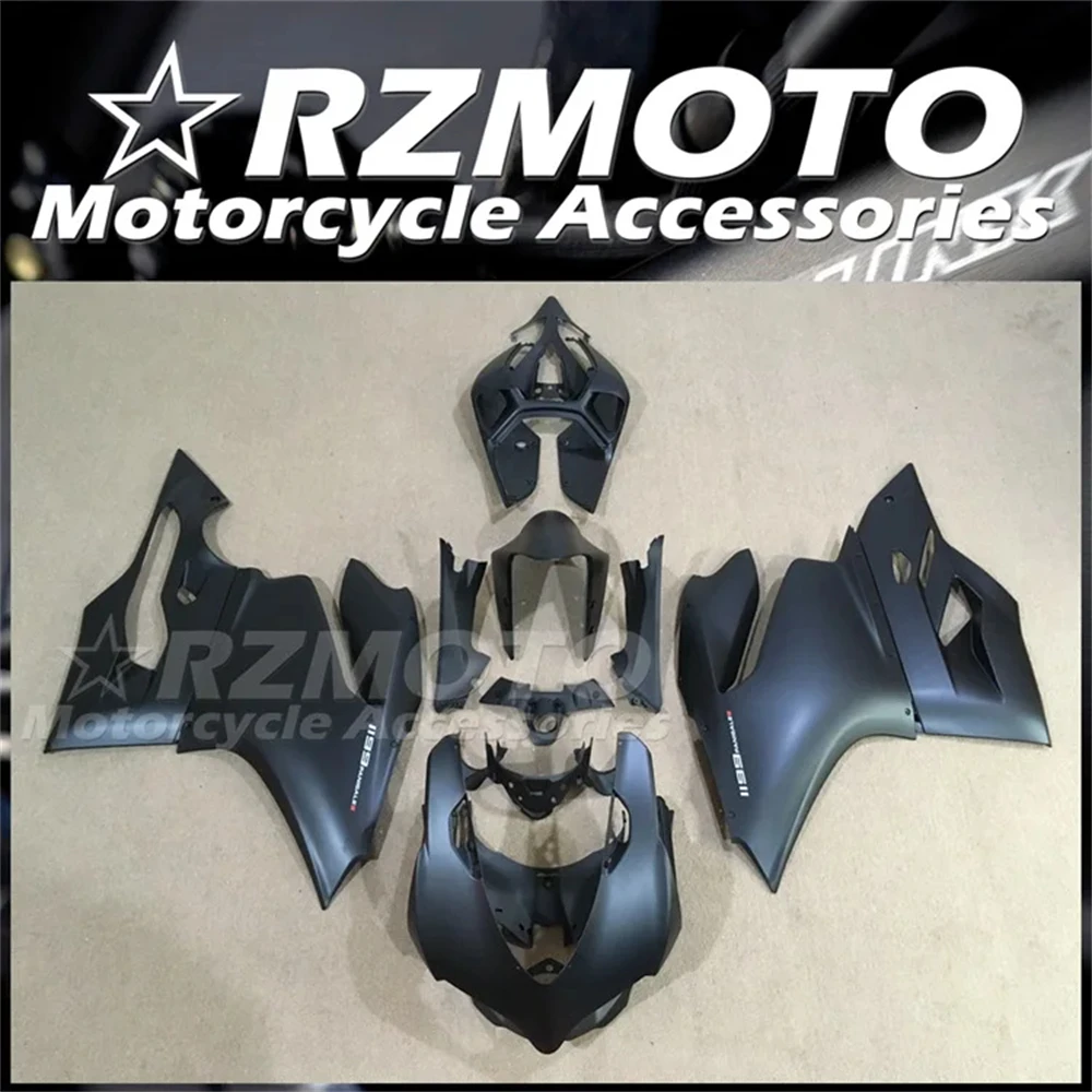 Injection New ABS Motorcycle Fairings Kit Fit for Ducati 899 1199 Panigale s 2012 2013 2014 12 13 14 Bodywork set Black Matte