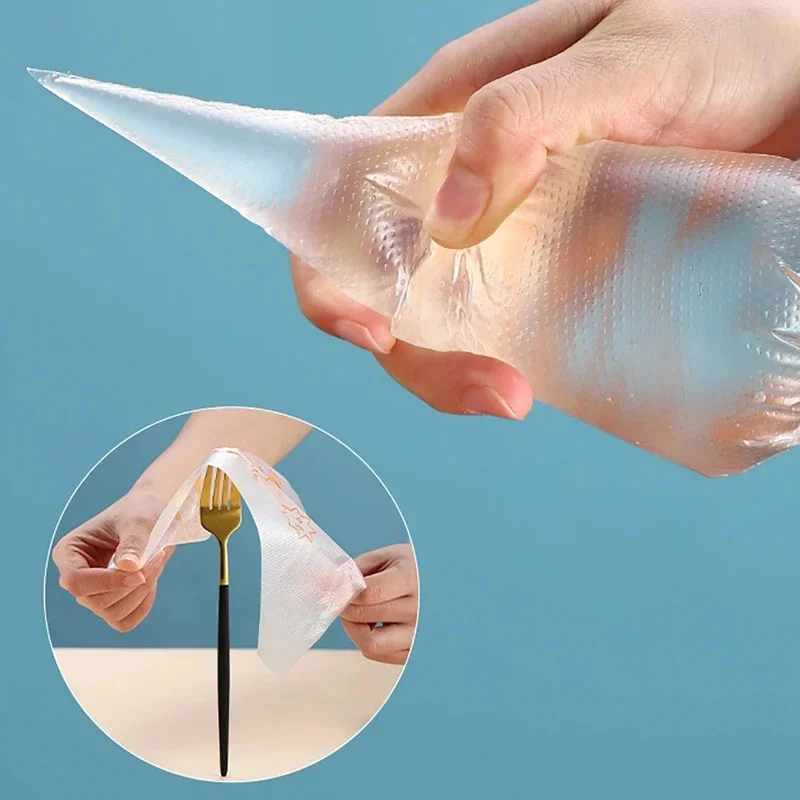 20/40/60PCS Thick Disposable Pastry Bags DIY Cake Cream Decoration Piping Bag Icing Bag Baking Supplies Pastry Sleeves