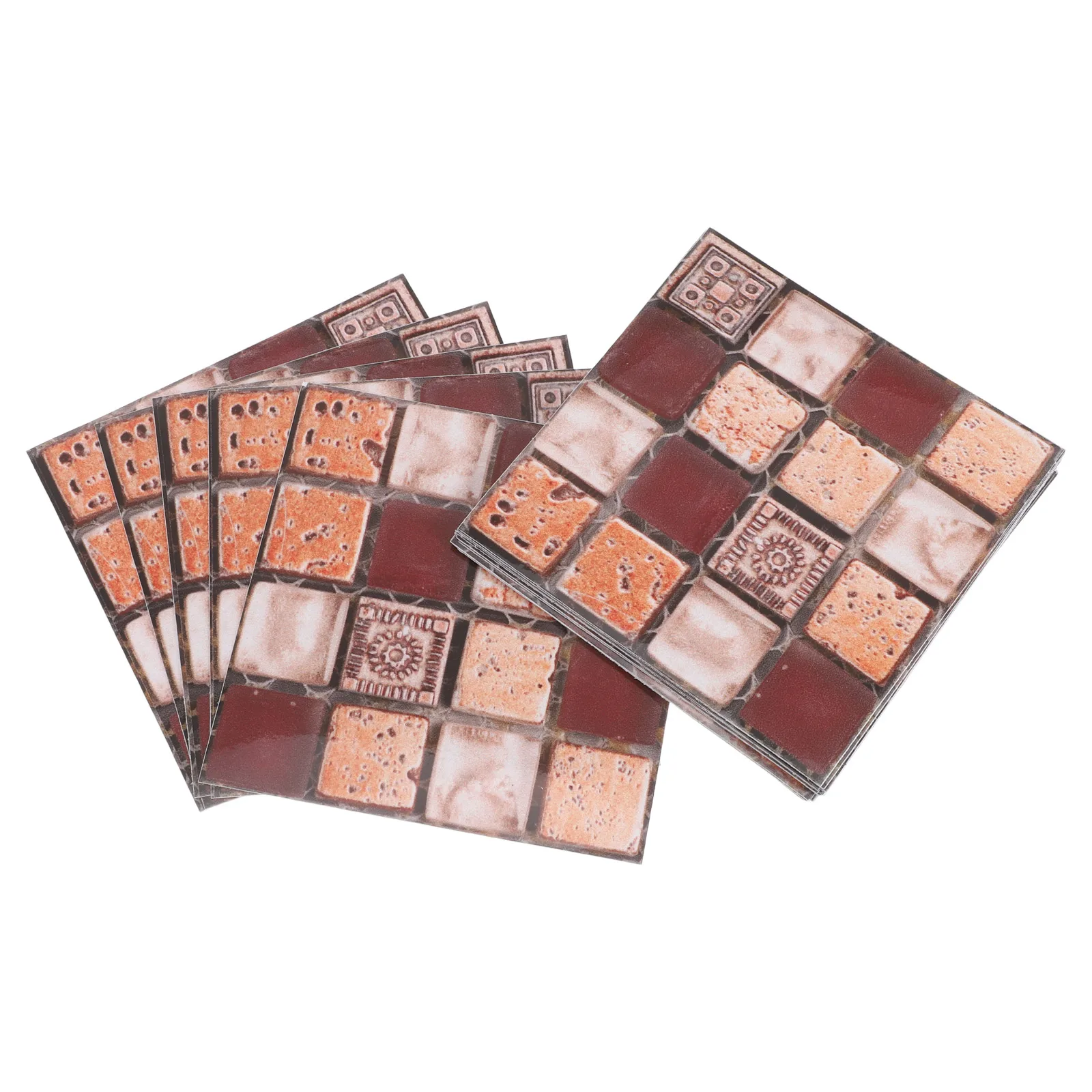 

30 Pcs Waterproof Wall Stickers Tile Floor Removable Decor Home Self Adhesive Durable Easy Installation