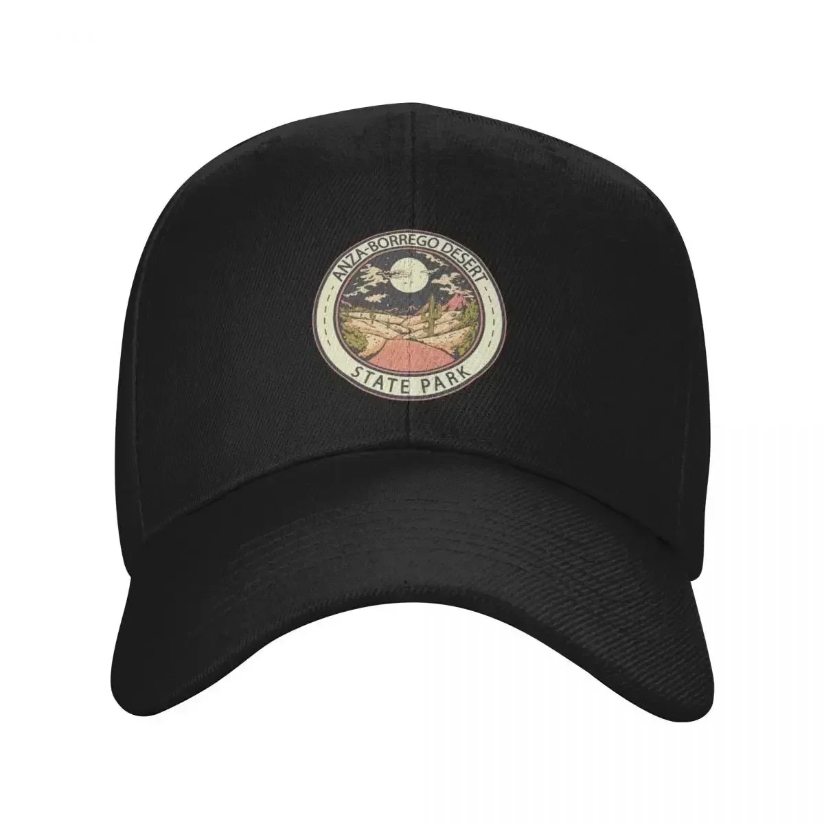 Anza-Borrego Desert California Desert Trail Emblem Baseball Cap Derby Hat Hat Man For The Sun Golf Wear Ladies Men's