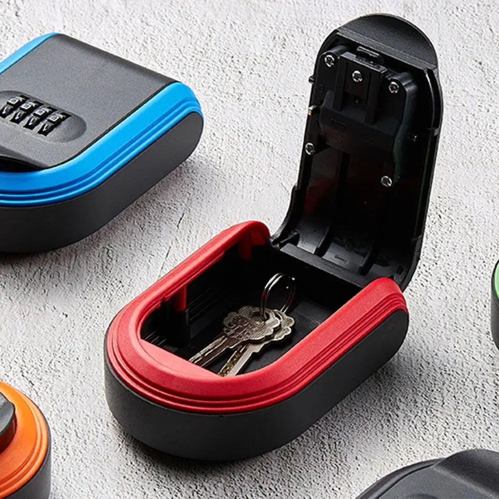 Durable Password Key Storage Secret Box New Smart Wall Mount Key Organizer 4 Digit Safe Security Code Lock Home