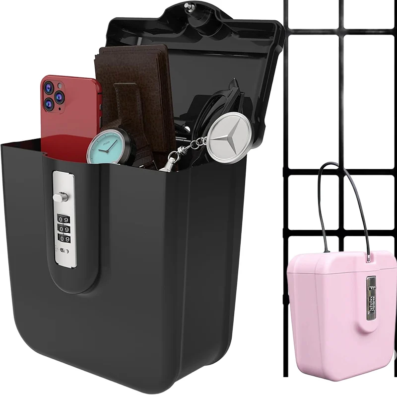 

Waterproof Beach Lockbox Combination Lock Safe Portable Storage Box Outdoor Travel Camping Phone Cash Security Accessory