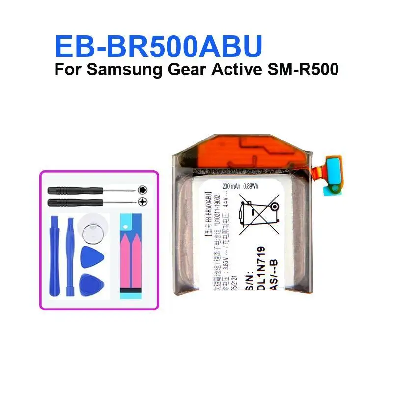 삼성 기어 액티브 2용 시계 배터리 40Mm SM-R830 SM-R835 SM-R500 SM-R820 SM-R825 44Mm 고품질 배터리 보증 + 없음