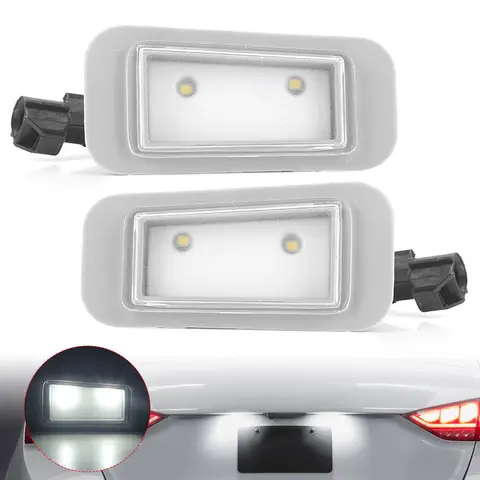Luces LED para Matrícula de Coche, 12V, para Hyundai Genesis 2015-2016 G80 2017 2018 2019 2020, Blancas, 92501B1000 92502B1000