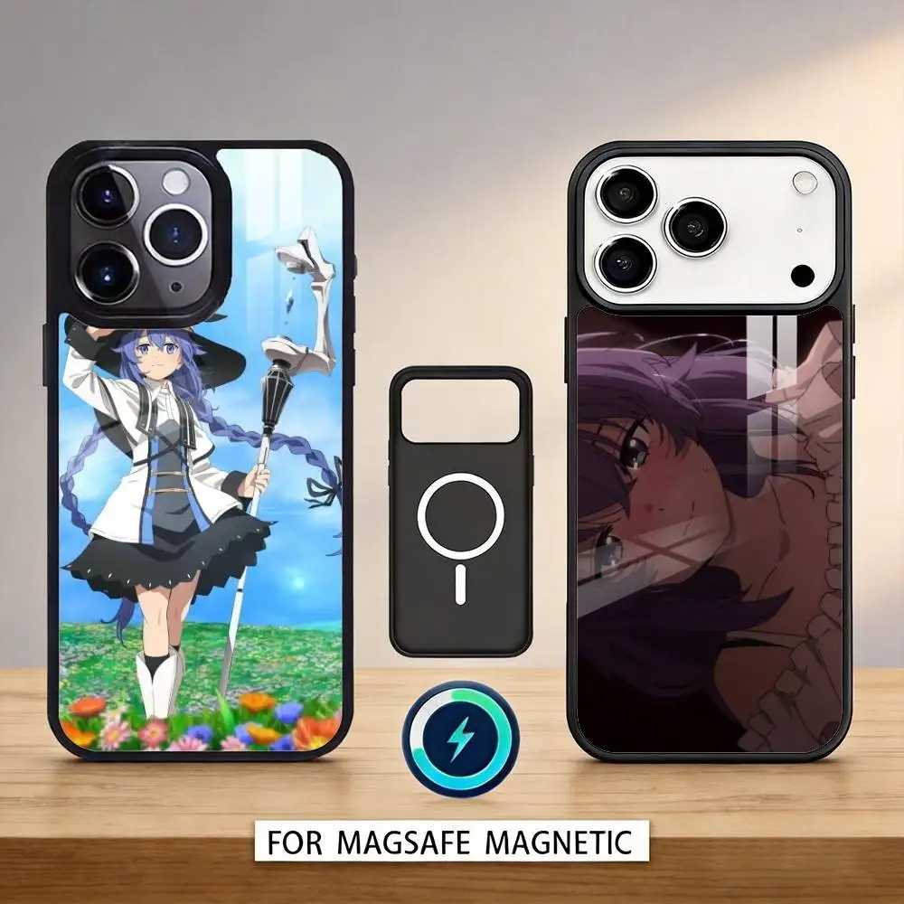 

M-Mushoku T-Tensei Phone Case Magnetic For iPhone17 16 15 14 13 12 Pro Max For Magsafe Wireless Charging Cover