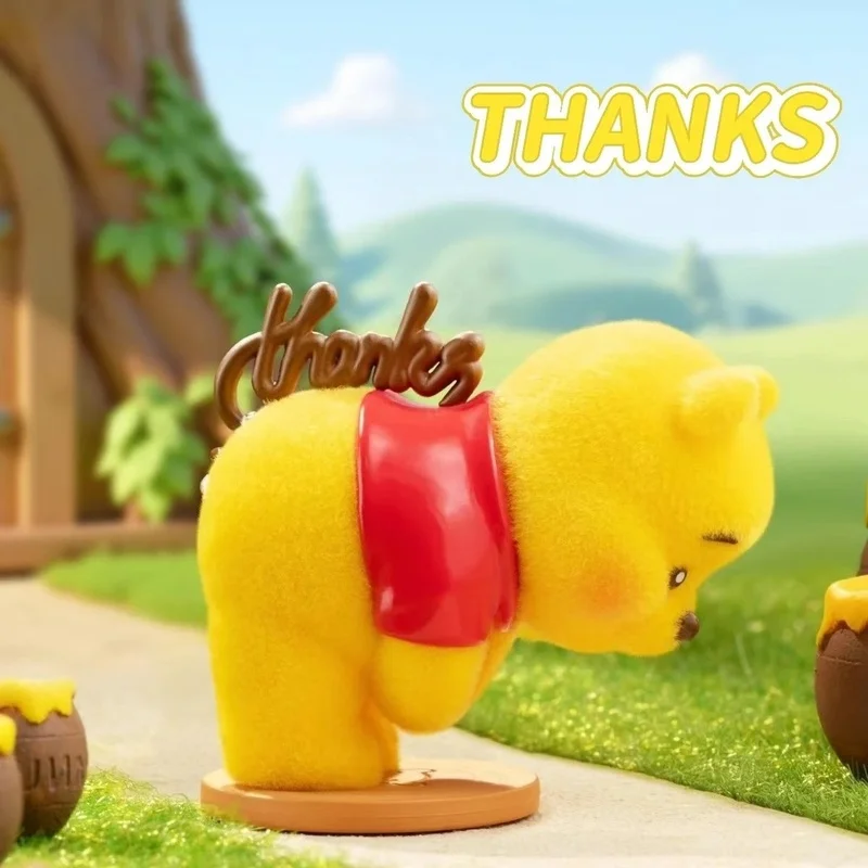 Echte Blindbox Winnie The Pooh Emoji-Serie Desktop-Ornament, exquisite und interessante Spielzeuge, niedliche Dekorationen, geheimnisvolle Box