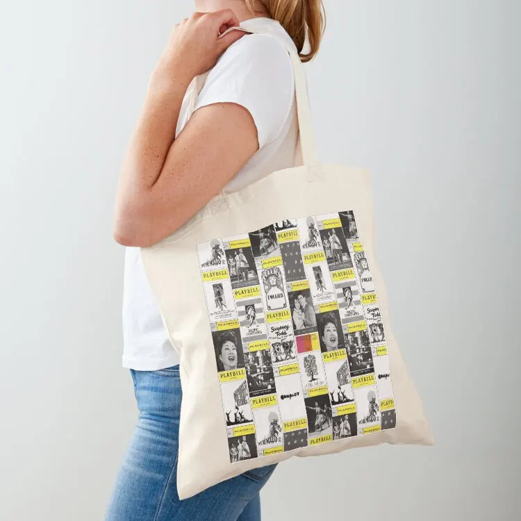 

Musical Playbills Tote Bag reusable grocery bags Gift bags shopping bag logo shopping cart bags