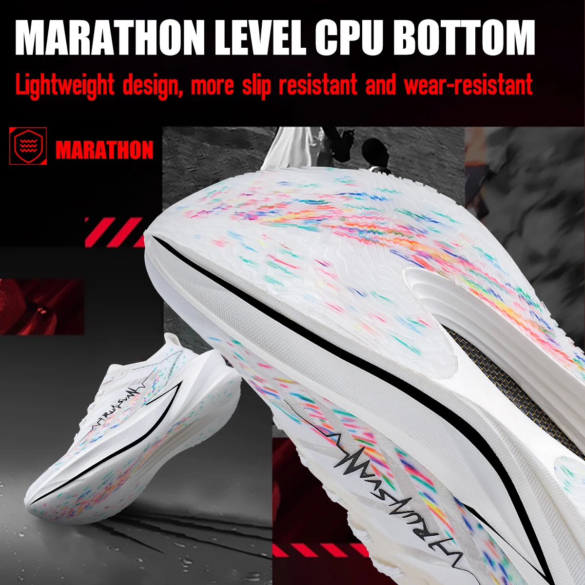 IRUNSVAN 2025 Shadow Wing 3.0 Full Palm T800 Carbon Board Running Shoes Breathable and Durable Sports Shoes for Men and Women